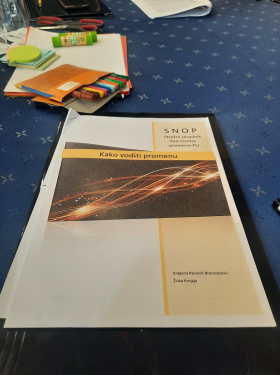 Read more about the article Обука „СНОП“ – стручни сарадници као носиоци промена